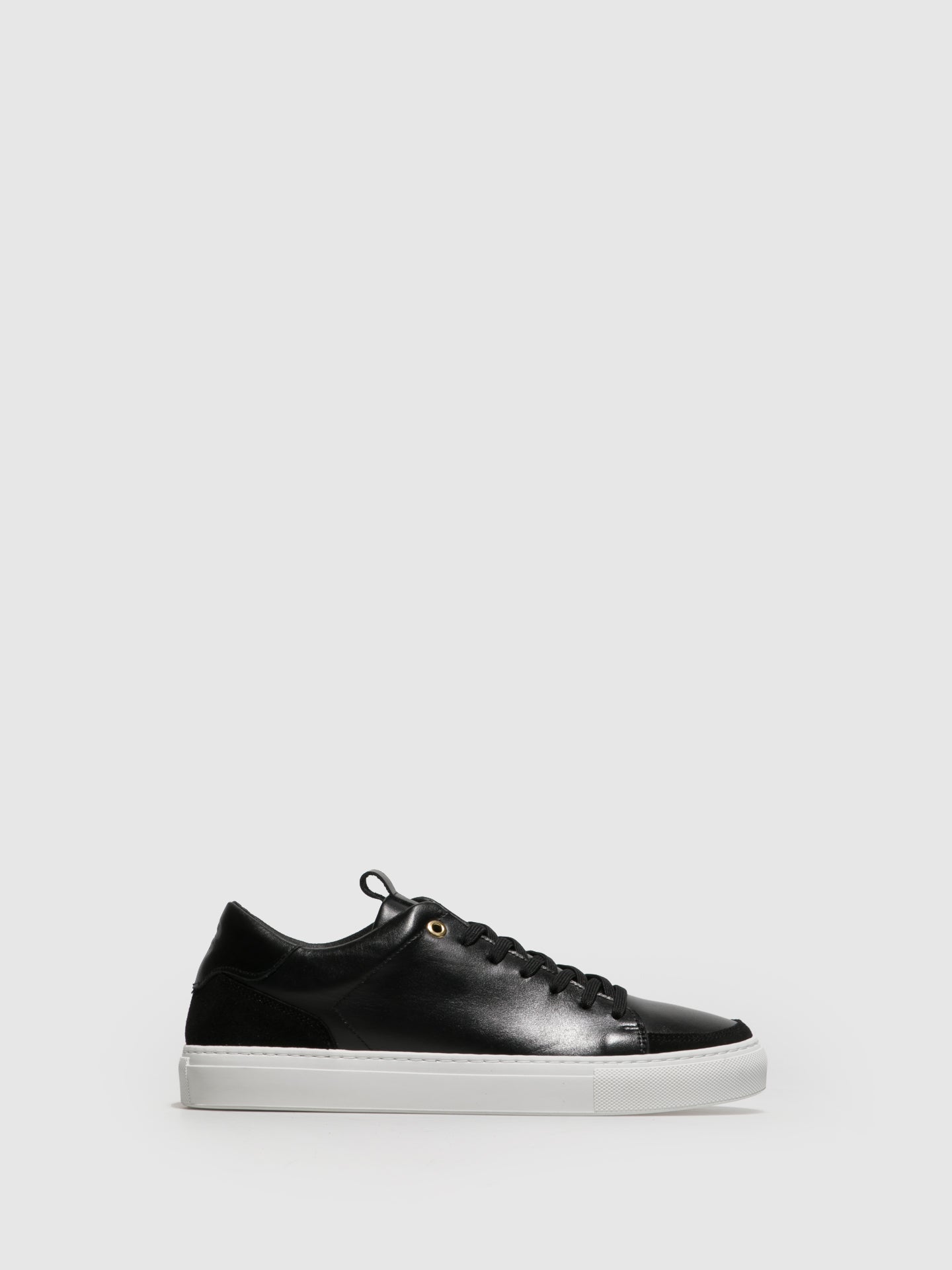 Fungi Black Lace-up Trainers